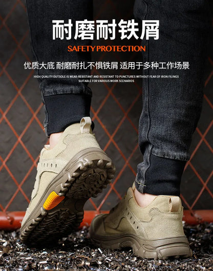 Anti-smashing Anti-piercing Light Work Just Baotou Men's Protective Electric Welding Labor Insurance Shoes
