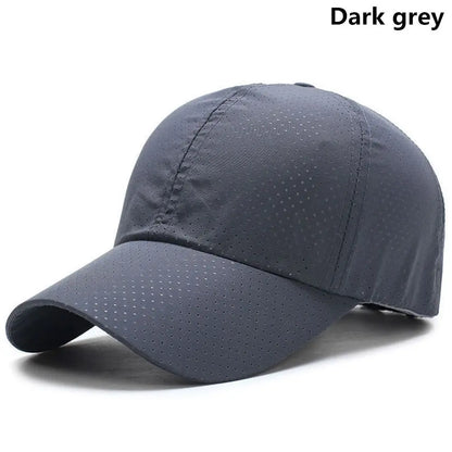 Breathable Quick Dry Baseball Cap Mesh Sun Hat Golf Tennis Cap For Outdoor Sports Running Hiking Camping For Men Women