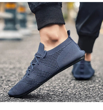 Male Summer Driving Shoes Flat Breathable Fashion Walking Shoes Mens High Quality Mesh Comfortable Soft Sole Casual Loafers