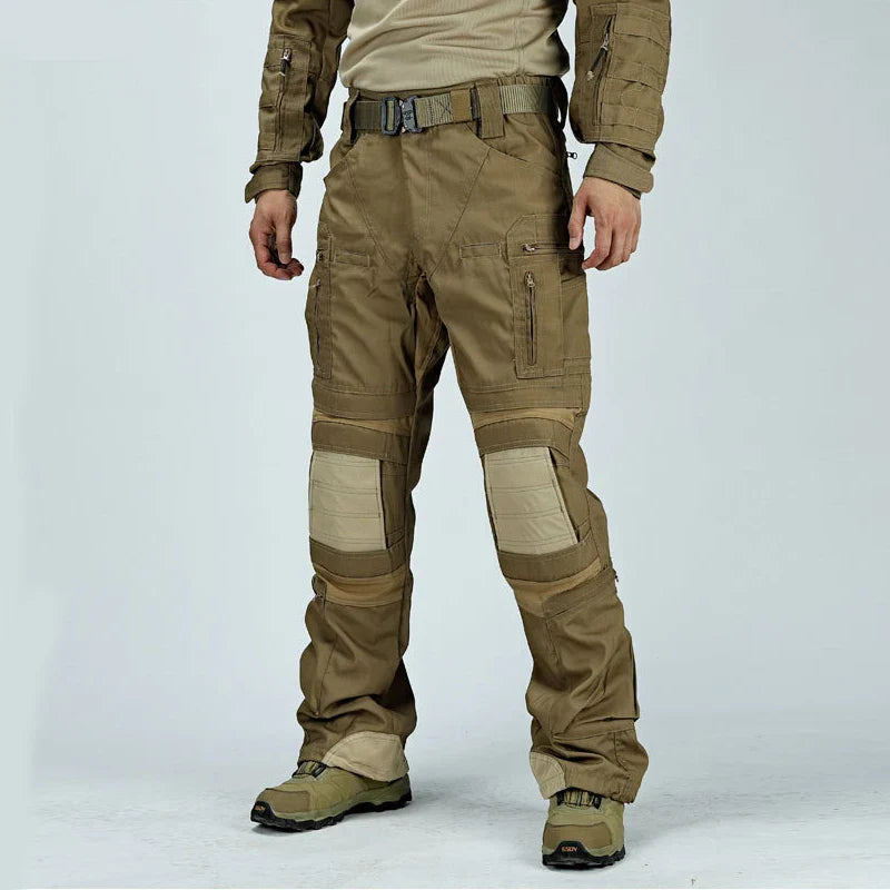 Outdoor Tactical Pants Casual Waterproof Cargo Pant Men New Training Trousers Wear-Resistant Multi Bag Casual Man Pant New