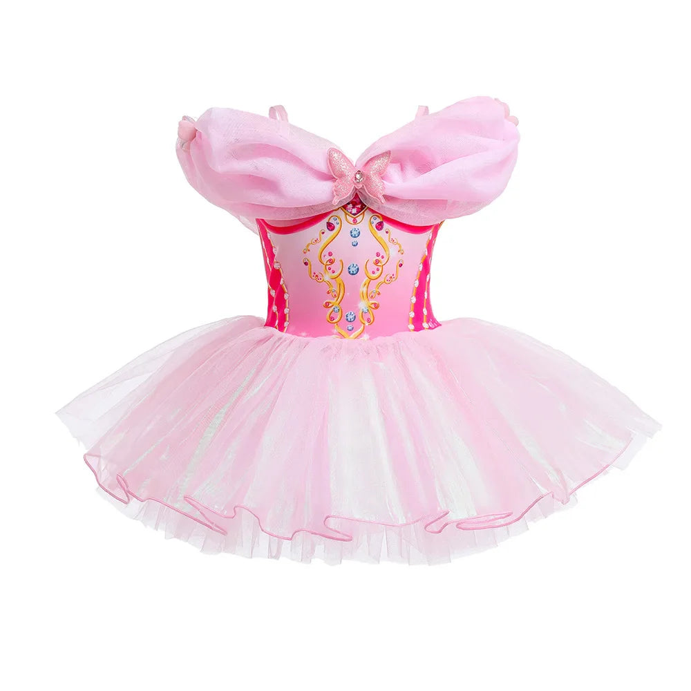 Girl Ballet Dancing Dress Party Fancy Sequined TUTU Dress Princess Girl Clothes Baby Girl Stage Shows Party Costumes