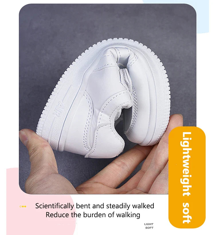 Boy Kids Sneakers White Shoes for Girls Sport Tenis Casual Children School Walking Running Shoes Non Slip Size 28-39