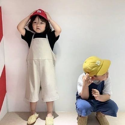Children's Thin Visor Cap Handsome Letter Baseball Cap Outdoor Sun Hat