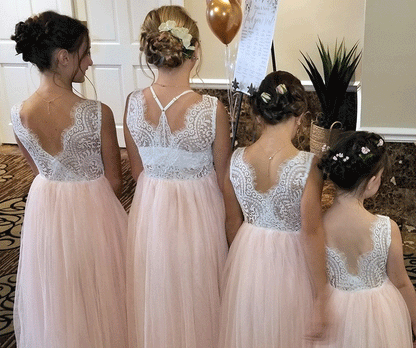 Flower Girl Dress Baby Kids Summer Princess Party Lace Wedding Birthday Dresses Children Clothing 2 4  6 8 10 12 14