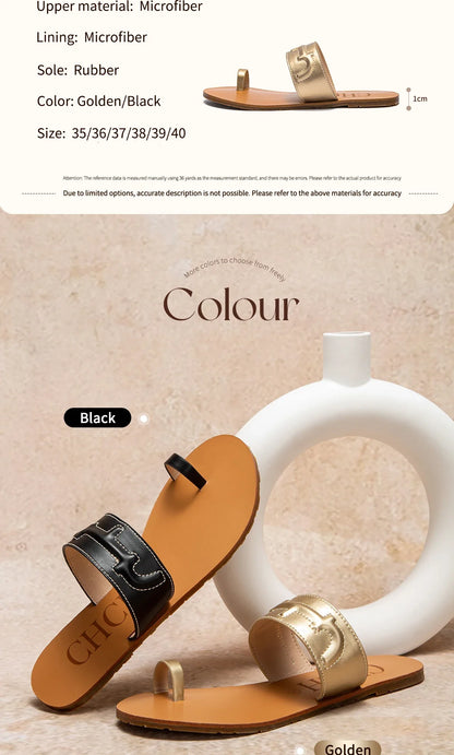 Women's Sandals New Simple Casual Flat Shoes Woman Beach Shoes