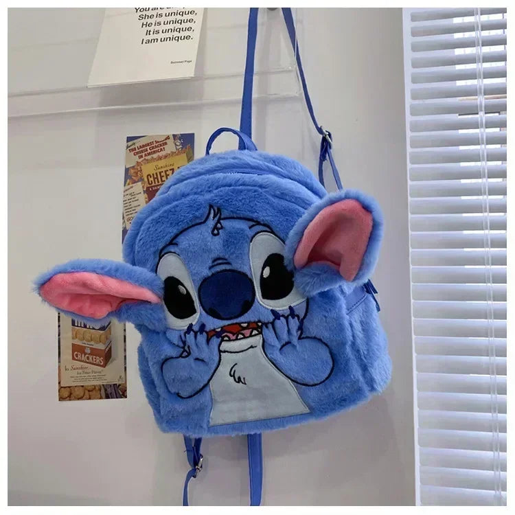 high-quality sewn plush backpack cartoon fashion 3D mini women's backpack large capacity cute children's school bag