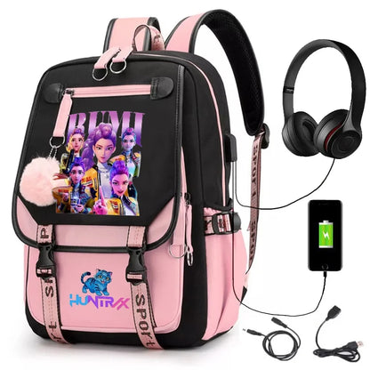 Backpack Cartoon Rucksack Girls School Bag High Capacity Women Backpack