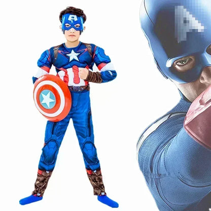 Children The Avengers Tv Movies Anime Cosplay Halloween Costume Iron Man SpiderMan Christmas Cos Marvel Kids Birthday Gifts
