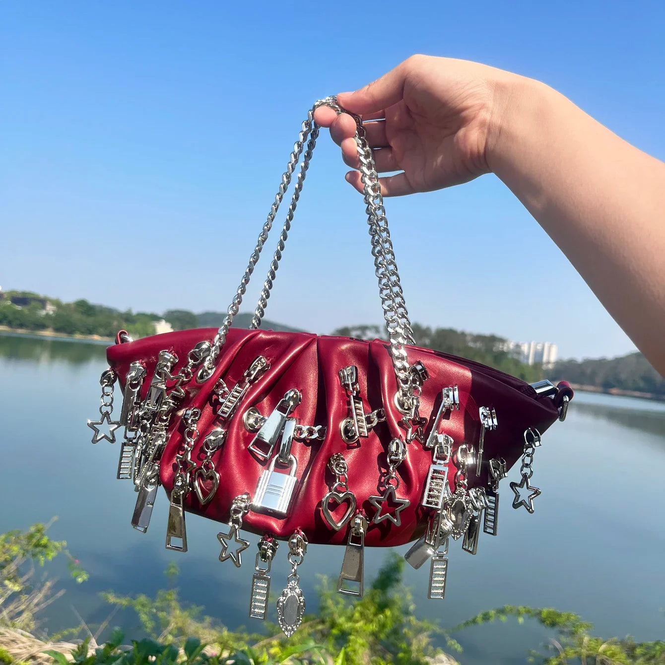Purses and handbag luxury Designer Women's bag Evening clutch Bag Purse pu leather high quality handmade handbags