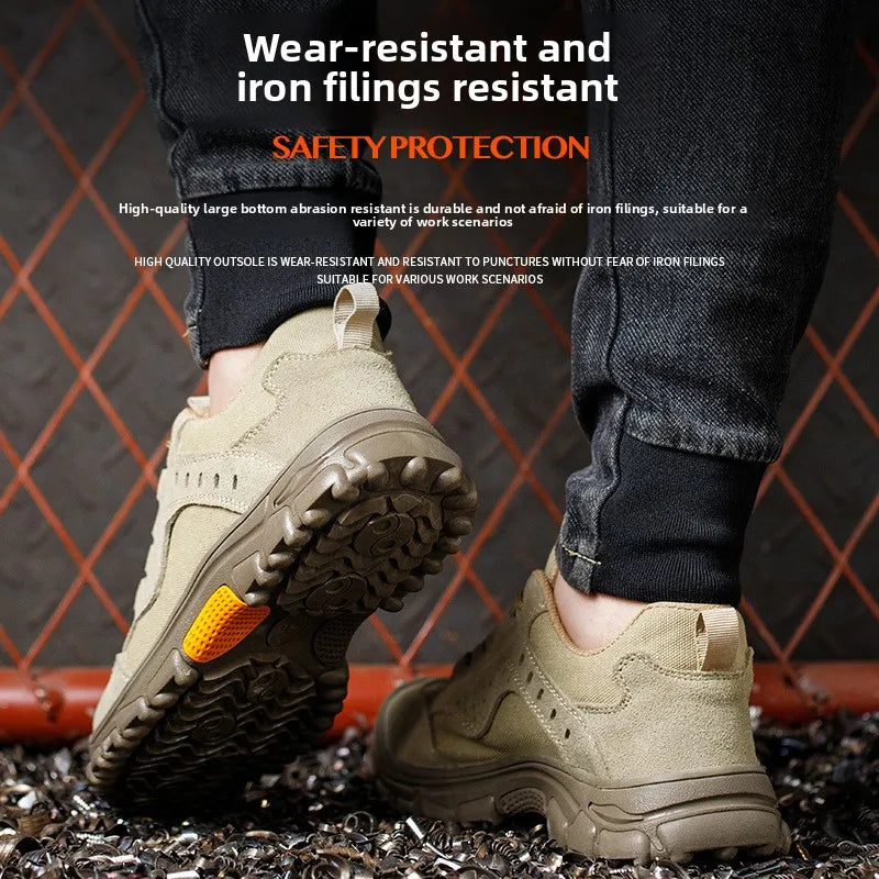 Anti-smashing Anti-piercing Light Work Just Baotou Men's Protective Electric Welding Labor Insurance Shoes