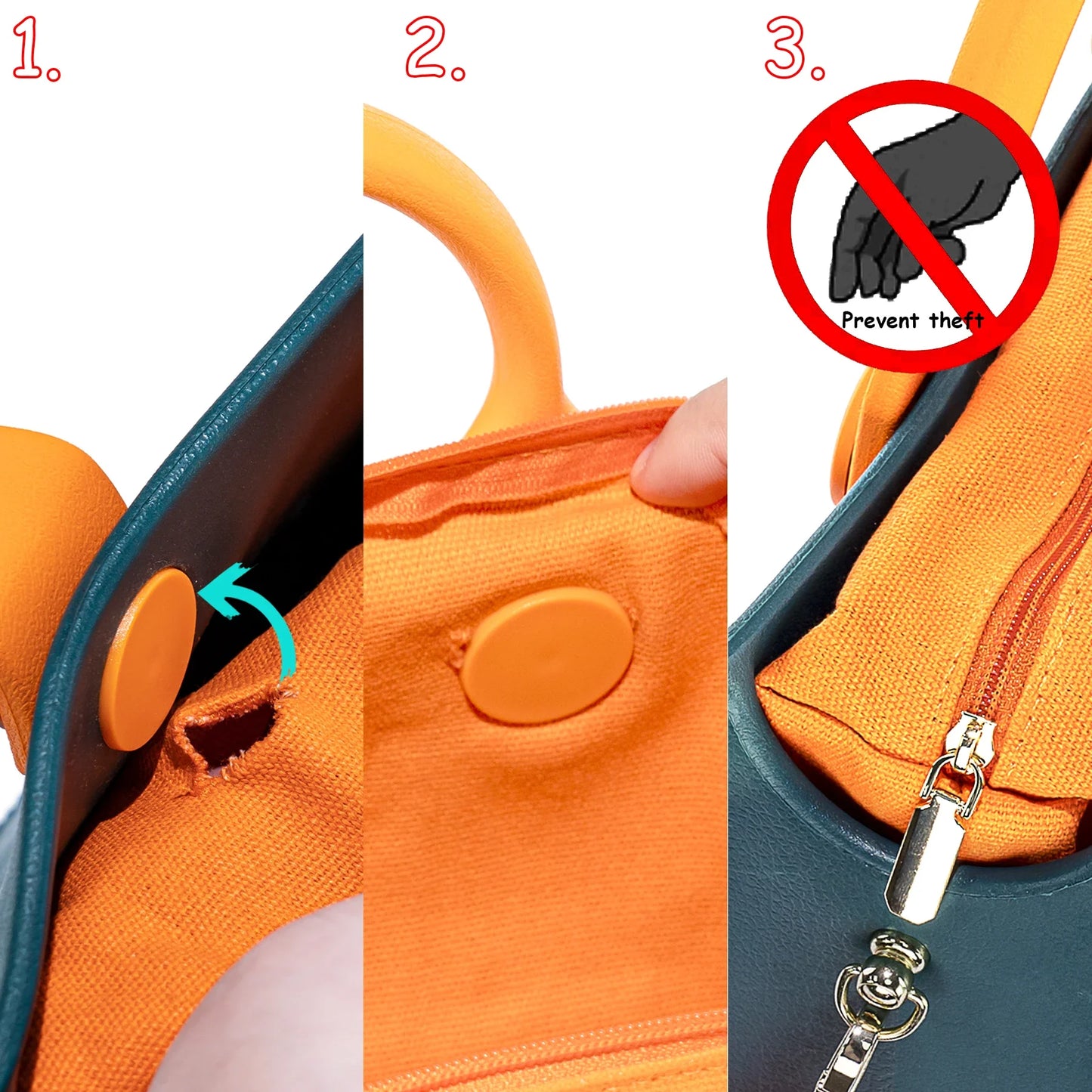 Large Leather Shoulder Bag Handbag Tote Bag Storage for Women Casual Waterproof Beach Bag Hole Fit Charm Fashion Storage Bag
