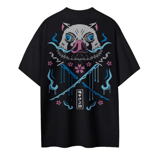 Printing Men's and Women's Summer New Fashion Cotton Breathable Unisex Round Neck Anime T-Shirt