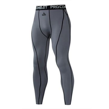 Men Bodybuilding longs Pants Fitness Compression Leggings Train Workout Outfit Male Muscle Alive Elastic Skinny Tights