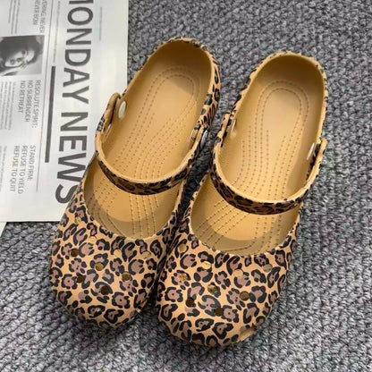 Kids'Casual Sandals EVA Summer Fashion Outdoor Soft Bottom Children Breathable Anti-slip Beach shoes Black White Size 36-41