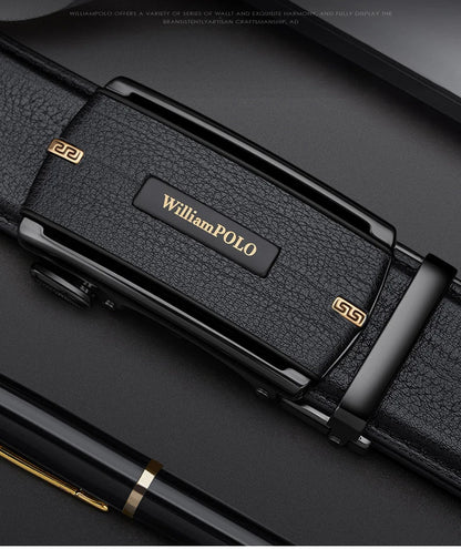 Men's automatic buckle belt, fashionable and versatile waist belt, personalized and casual pants belt