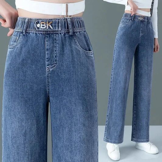 Women's clothing Spring Autumn New Loose Straight leg Pants