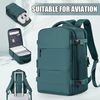 Travel Backpack for Women Men, Ryanair Backpack 40x20x25 Cabin Airplane Luggage EasyJet 45x36x20 Backpack Business Laptop Bag