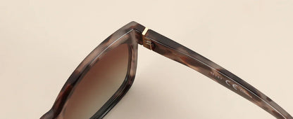 Fashion Cateye Polarized Sunglasses for Women - Oversized Sun Glasses UV400 Protection Retro Shades Designer Style