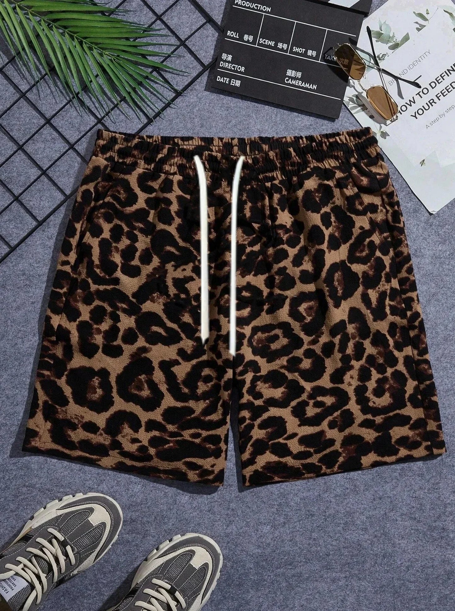 2025 Women Summer Classic Leopard dot Beach Shorts New Fashion plus size  Men Women daily  Shorts csaual Trunks  Shorts
