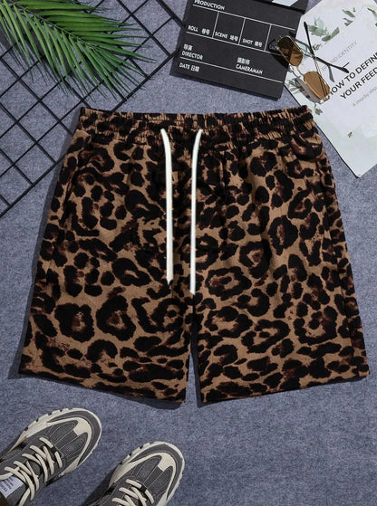 2025 Women Summer Classic Leopard dot Beach Shorts New Fashion plus size  Men Women daily  Shorts csaual Trunks  Shorts