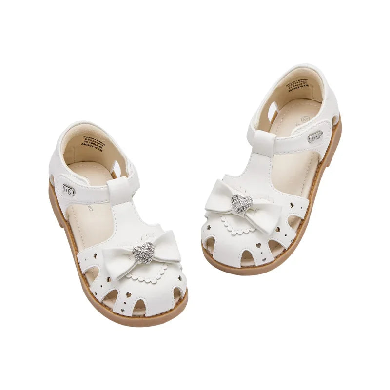 Baby Girls Diamond Sandals Summer Cute Soft Sole Flat Breathable Shoes Princess Crystal Shoes Party Outdoor DB2252107