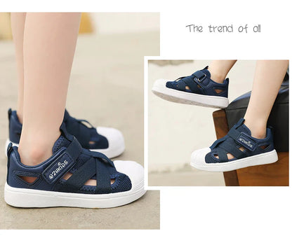 Summer new men's and women's children's sports shoes breathable outdoor sandals children's beach shoes children's