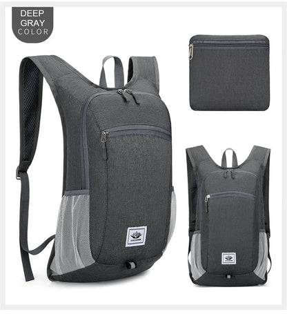 Portable Foldable Backpack,Men Women Ultralight Folding Bag,Outdoor Climbing Cycling Hiking  Knapsack Travel Daypack
