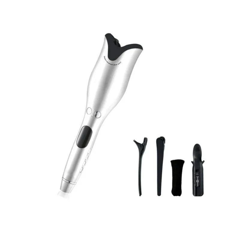 Rose-shaped Multi-Function LCD Curling Iron Professional Hair Curler Styling Tools Curlers auto rotating ceramic hair curler