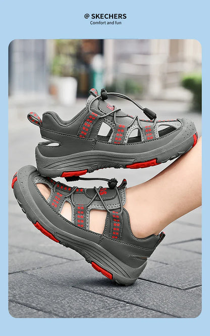 Summer Children Comfortable Sport Water Sandals Outdoor for Boys Closed Toe Anti-Collision Walking Sandals Casual Beach Shoes