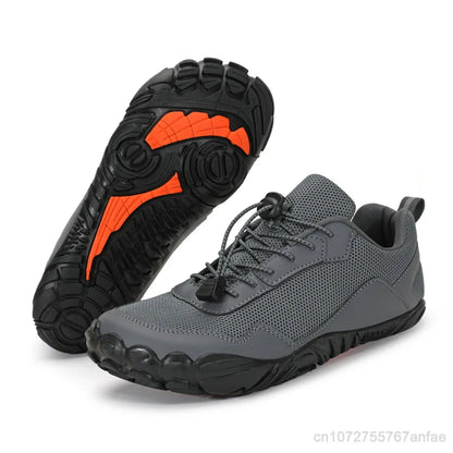 Men's Minimalist Trail Running Barefoot Shoes Wide Toe Box Zero Drop Aqua Sock Shoes for Kayaking Boating Hiking Surfing Walking