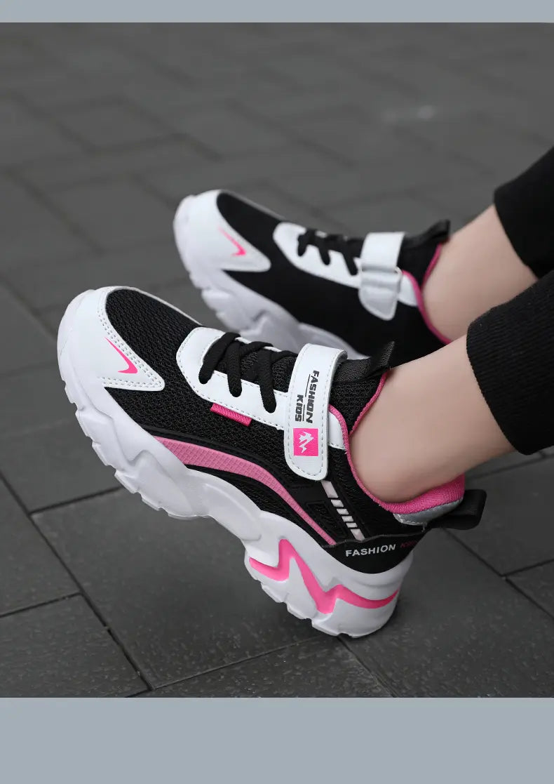 Children's Sports Shoes Kids Running Sneakers for Boys Girls Air Mesh Breathable Outdoor School Casual Fashion Shoes Anti-skid