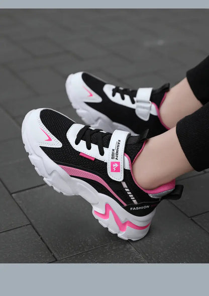 Children's Sports Shoes Kids Running Sneakers for Boys Girls Air Mesh Breathable Outdoor School Casual Fashion Shoes Anti-skid