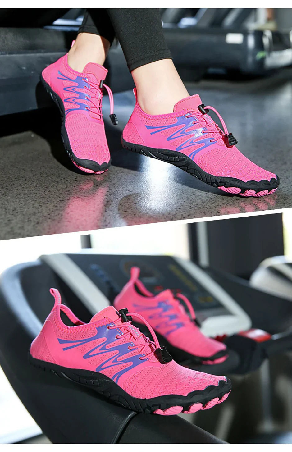 Men Women Barefoot Outdoor Aqua Shoes Couple Quick-drying Wading Beach Swimming Fitness Cycling Sports Water Sneakers