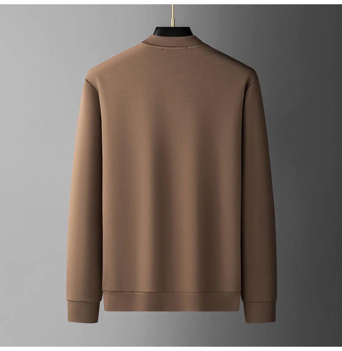 Autumn Light Luxury Italian Old Money Style Two-piece comfortable air-layer cotton men's sweatshirt casual sportswear set