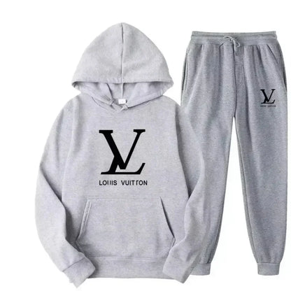 New men's one-piece sportswear and pants sets for autumn and winter of 2026 outdoor fashionable casual men's style