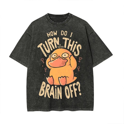 Psyduck Graphic T Shirt Man Women Anime Short Sleeve Tee Summer 2026 Streetwear Casual Tops Y2k