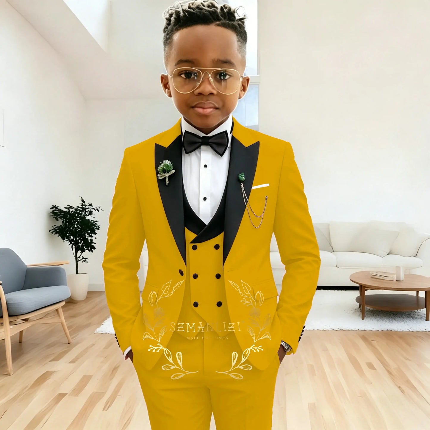 Pink Peaked Lapel Boy Formal Suits Dinner Tuxedos Boys Groomsmen Kids For Wedding Party Prom Suit Wear Ensembles De Blazers