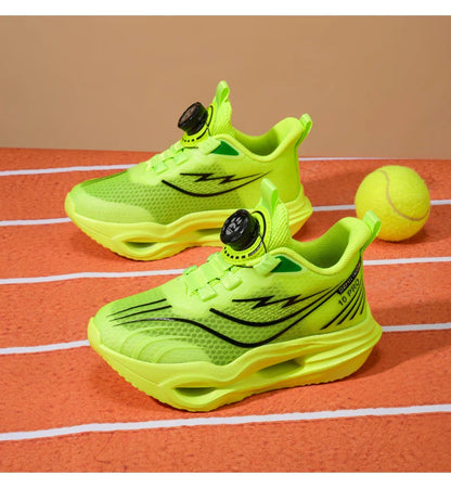 Children‘s Basketball Shoes Non-slip Breathable Sports Training Shoes Outdoor Lace-up Boys Girls Jogging Shoes Mesh Gym Sneakers
