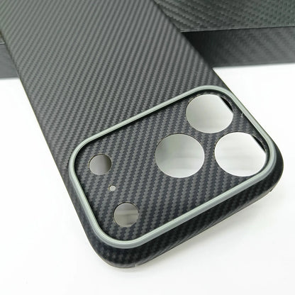 Genuine Aramid Carbon Fiber Mag Safe Magnetic Case For iPhone 17 Pro Max 17Pro Matte Camera Hole Thin Hard Armor Cover