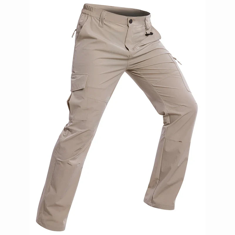 Men’s Quick Dry Hiking Pants Lightweight Water Resistant Tactical Work Outdoor Fishing Cargo Trousers