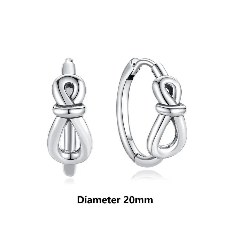 Original 925 Sterling Silver Earrings 2025 Stud Hoop Crystal Earings For Women Rose Gold Crown Heart Infinity Bee Earing Jewelry