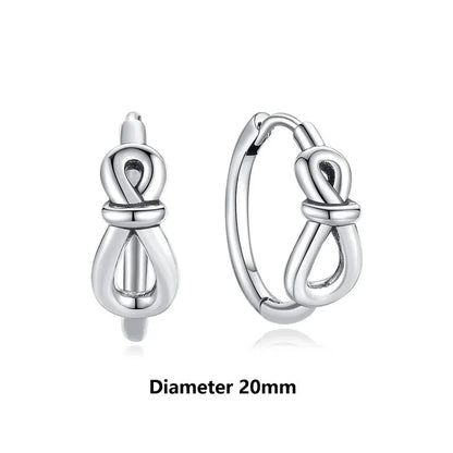 Original 925 Sterling Silver Earrings 2025 Stud Hoop Crystal Earings For Women Rose Gold Crown Heart Infinity Bee Earing Jewelry