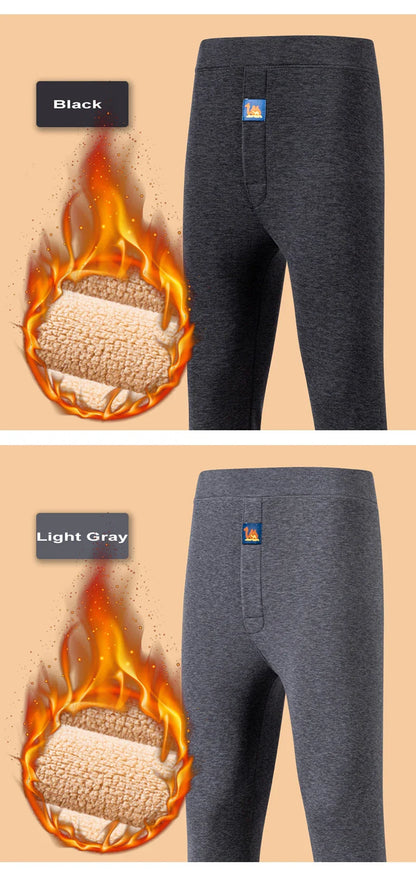 Thermal Underwear Men's Winter Clothes Fleece Keep Warm Pants Soft comfortable Underpants Sleepwear Breathable Thermo Leggings