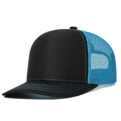 Unisex Cap Slight Curved Brim Style Trucker Hat  Men & Women Casual Outdoor Breathable Summer Cap