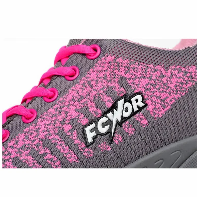 Safety Shoes for Women Indestructible  Steel Toe Sneakers Puncture Lightweight Boots Female Pink Small Size Safety Shoes