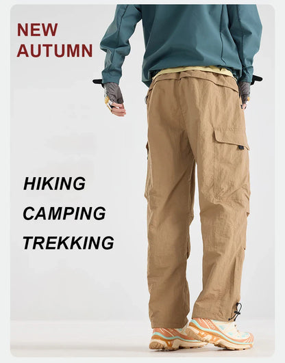 2026 New Men's Water-repellent Hiking Pants Scratch Resistance Fashion Cargo Pants Breathable Trousers Fishing Camping Pants