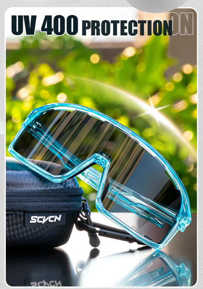 Photochromic Cycling Sunglasses Cycling Glasses UV400 Bicycle Eyewear Sports MTB Outdoor Bike Goggles Sunglasses Eyepieces