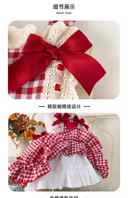 Girls' Lolita Dress, Summer Style, Stylish Plaid Princess Dress for Children, Baby Girl Summer Backless Suspender Dress