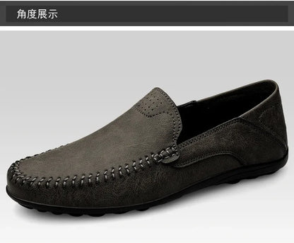 2025 shoes men's lazy one-pedal spot solid color men's shoes summer men shoes British cross-border large-size casual