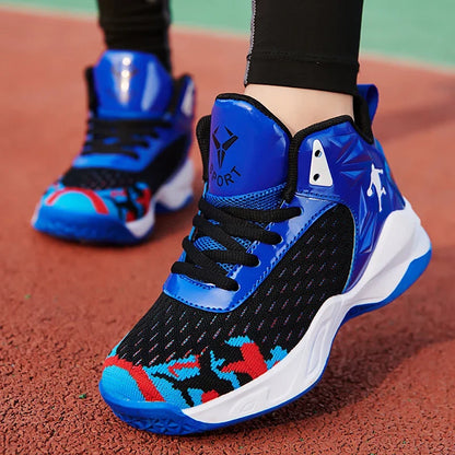 2024 New Children's Basketball Shoes for Boys Non-slip Kids Sport Shoes Wear-resistant Outdoor Kids Girls Sneakers Trainers